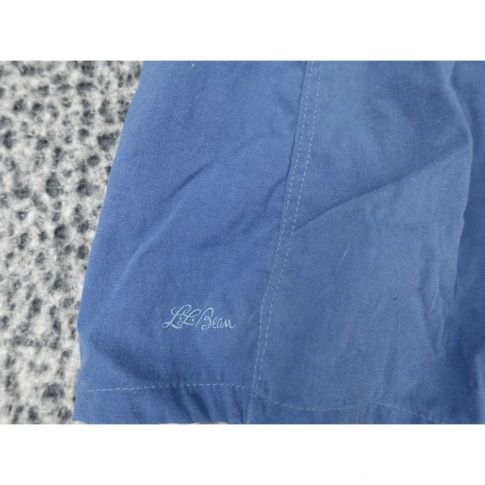 LL Bean Bike Shorts Mens Medium Blue Good Vintage Padded Cycling Made in USA